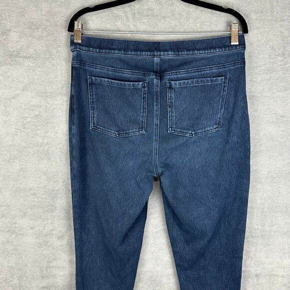 Spanx Leggings Womens Extra Large Blue Jean-ish Ankle Stretch Pullon Shaping - Picture 4 of 13